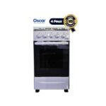 Cuisinière Oscar 4 Feux – 50x50 - Gris - Allumage automatique - Garantie 06 mois