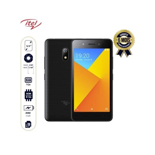 ITEL A16 PLUS - 16Go1Go RAM - Dualsim - 2050 mAh - Noir - 6 mois garantis (2)