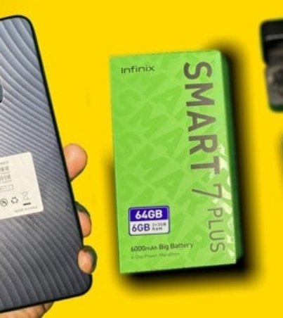 Infinix Smart 7 HD X6516 - 6.6 pouces - 64 Go2Go Ram + 4Go Extensible - 8Mp5Mp - 5000mAh - Avec empreinte digitale - 06 Mois (2)