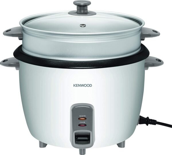 KENWOOD 2 IN 1 RICE COOKER, WHITER, 2.8L, RCM69.AOWH- 06 mois garant