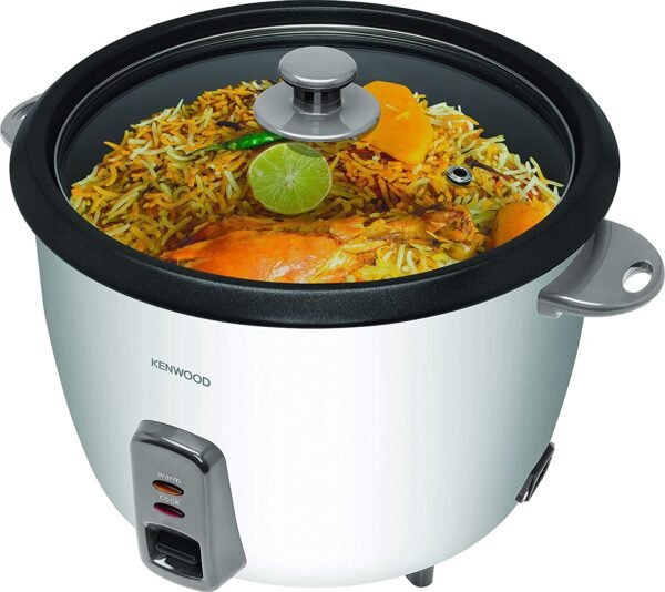 KENWOOD 2 IN 1 RICE COOKER, WHITER, 2.8L, RCM69.AOWH- 06 mois garant