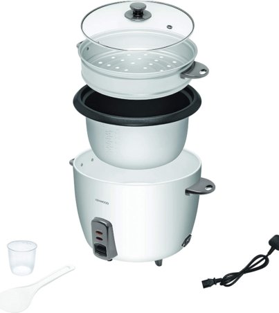 KENWOOD 2 IN 1 RICE COOKER, WHITER, 2.8L, RCM69.AOWH- 06 mois garant