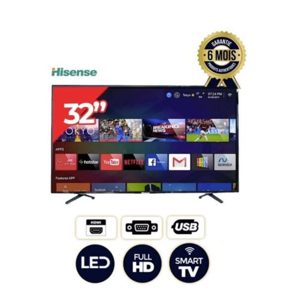 Smart TV Hisense 32 pouces - 32A6600FS - LED Full HD - 06 mois de garantie (4)-min