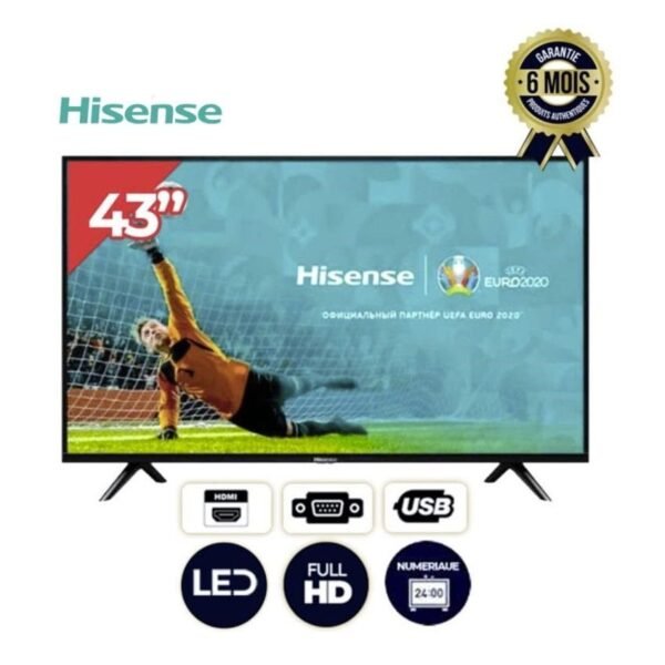 TV led Hisense 43’’ Numerique- 43A5200 - FHD - Noir - 06 mois de garantie (2)-min