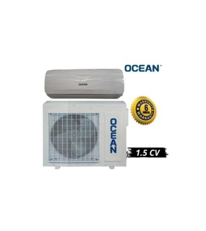 Climatiseur 1.5 CV – OCEAN– 12000 BTU – 06 mois de garantie