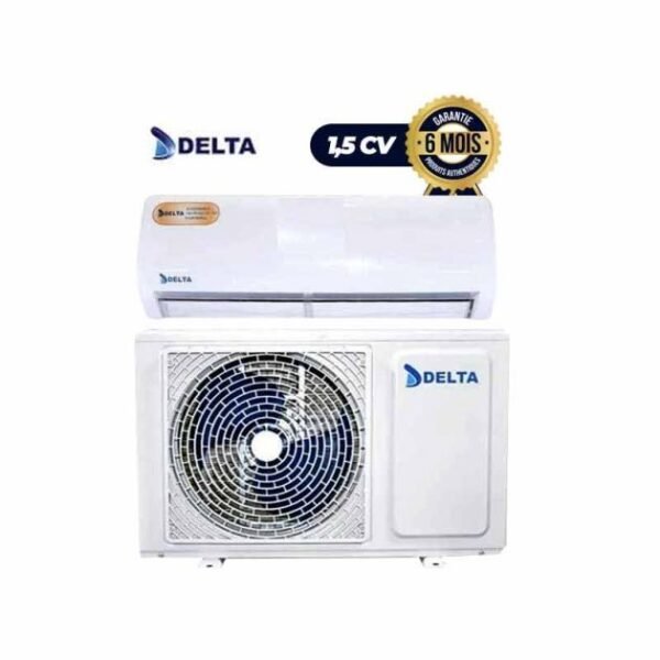 Climatiseur Split Delta -1.25 Cv – 9000 BTU - Blanc – 06 mois garanti