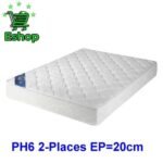 Matelas Orthopédique Brodé PH6 – 2-Places – 140x180x20c