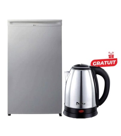 Mini réfrigérateur LG - GL-131-SQQP - 92 litres - Blanc + Bouilloire en Acier Inoxydable - Delta Offert- 12 mois garantis 3