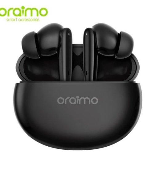 Oraimo Ecouteurs Sans Fil - Riff - OEB-E02D - headset – BlancNoirRouge-06 mois de Garantie (1)