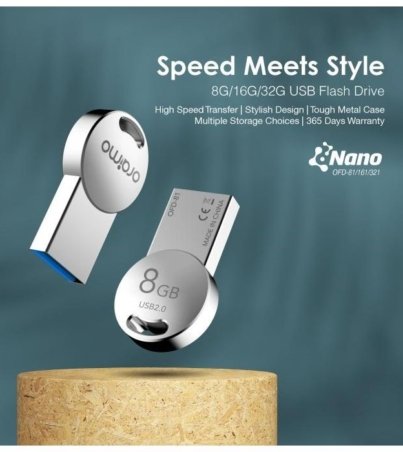 Oraimo Nano 8G0- OFD-81 Lecteur de disque flash à transfert haute vitesse (2)