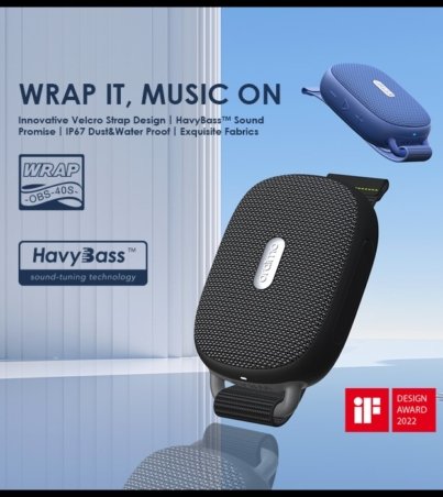 Oraimo Wrap FM HavyBass ™ -OBS-40S-IP67 Haut-parleur sans fil portable- 03 mois garantis (5)