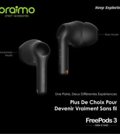 oraimo FreePods 3 OEB-104D TWS écouteurs Bluetooth- 03 mois garantis (3)