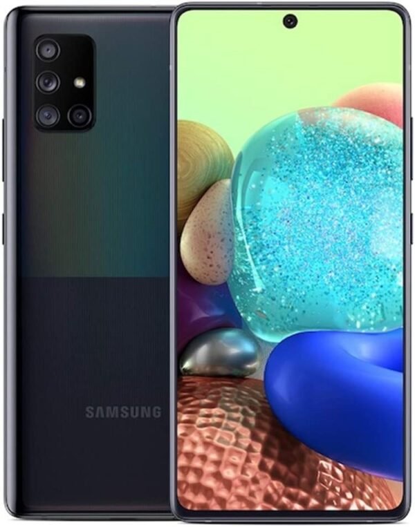 Samsung Galaxy A71- Smartphone 5G- 128GB Mémoire/6GB RAM- 6.7" AMOLED+- Snapdragon 765G, 4500mAh- 06 mois garantis