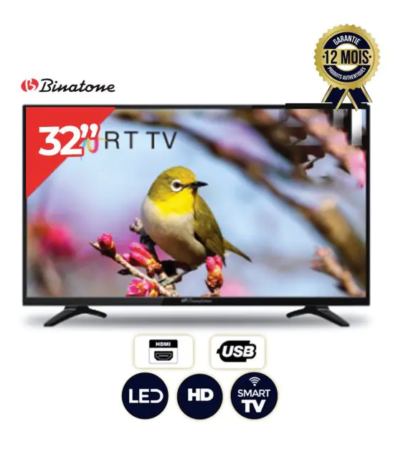 Smart TV Binatone 32" - BTVS - 32HDT2S2 - Garantie 12 mois