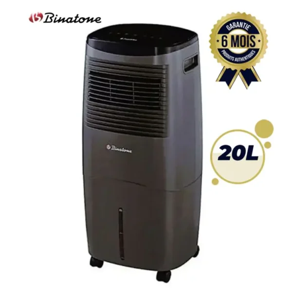Air cooler - Binatone - BAC 201 - 85W - 20 Litres - Noir- 06 mois garantis