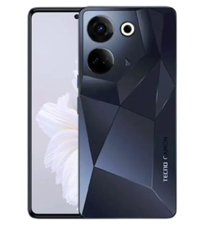 Tecno Camon 20 - ( CK6) - 256 Go/8Go RAM - 6.67" - Dual NANO SIM - 64 MP + 2MP/32 MP - 5000mAh - Garantie 06 mois