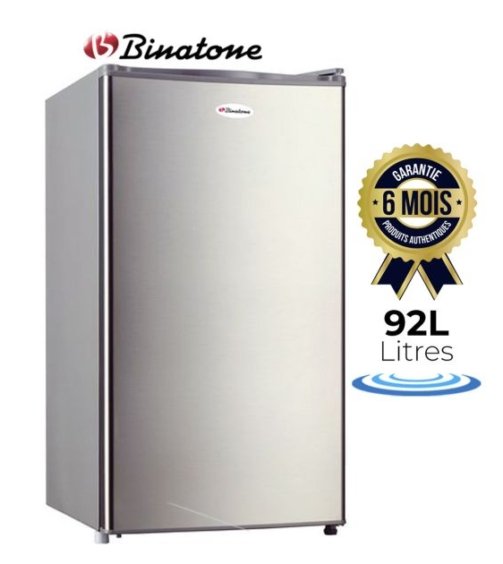 Mini réfrigérateur binatone - FR-110 - une porte - 92 litres - Gris - Garantie 6 Mois