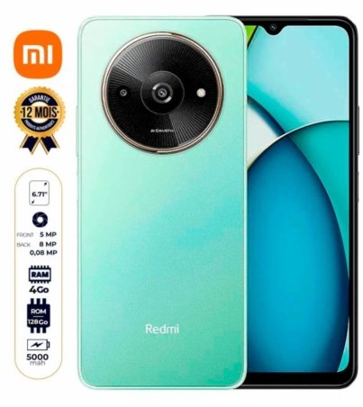 Xiaomi Redmi A3x - 128 Go - 4Go RAM - 6,71" - 2 Nano Sim - 5000mAh - 8MP+0,08MP/5MP - Garantie 12 Mois